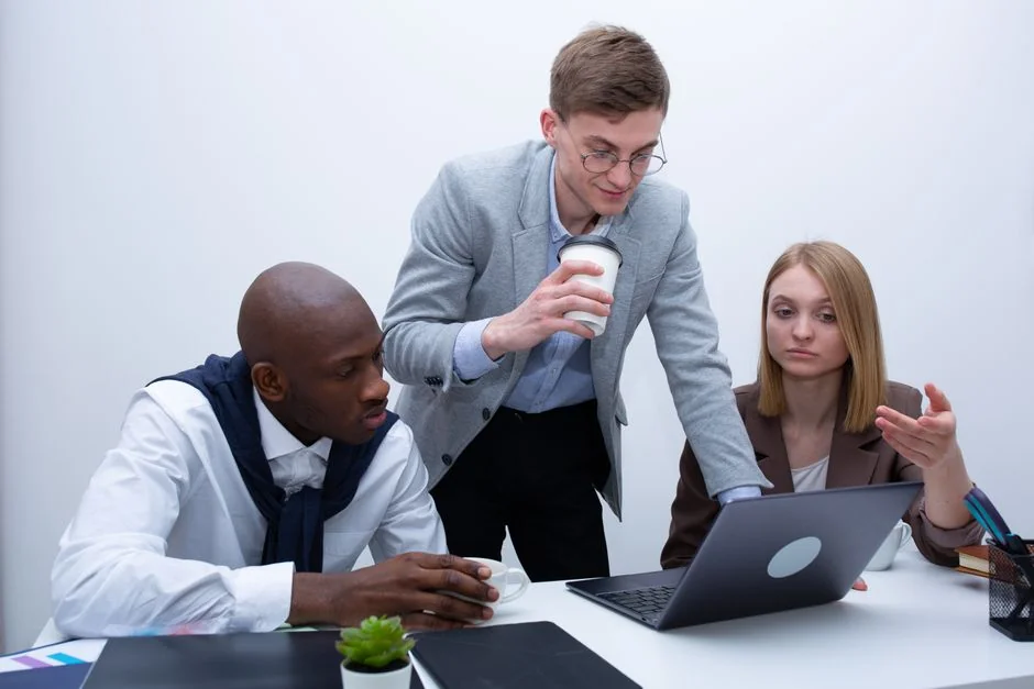 Text Small Business Marketing written on white paper for creative use.